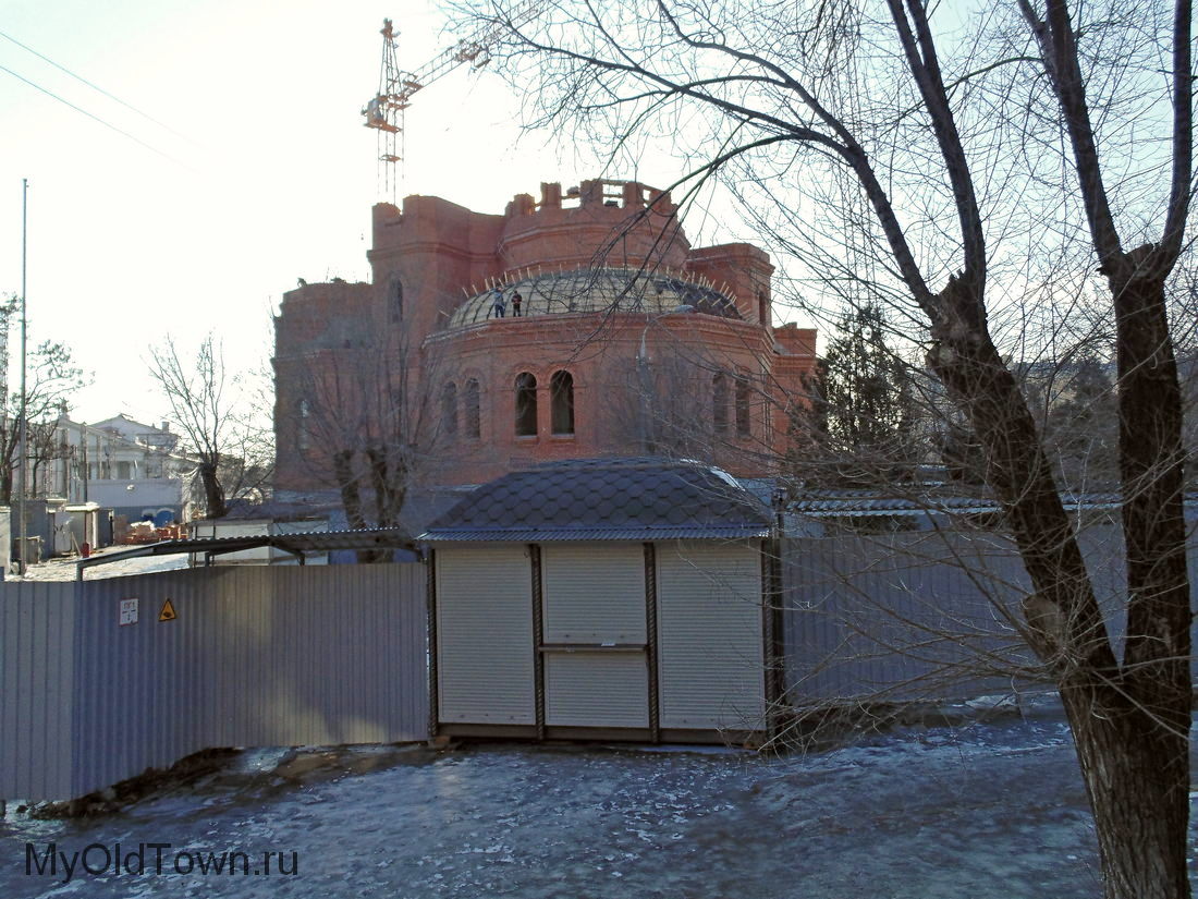 Собор Александра Невского в Волгограде. Февраль 2018 года