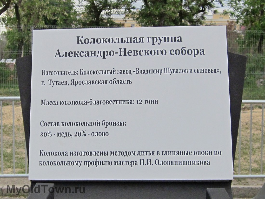 Собор Александра Невского в Волгограде. Колокола. Май 2018 года 