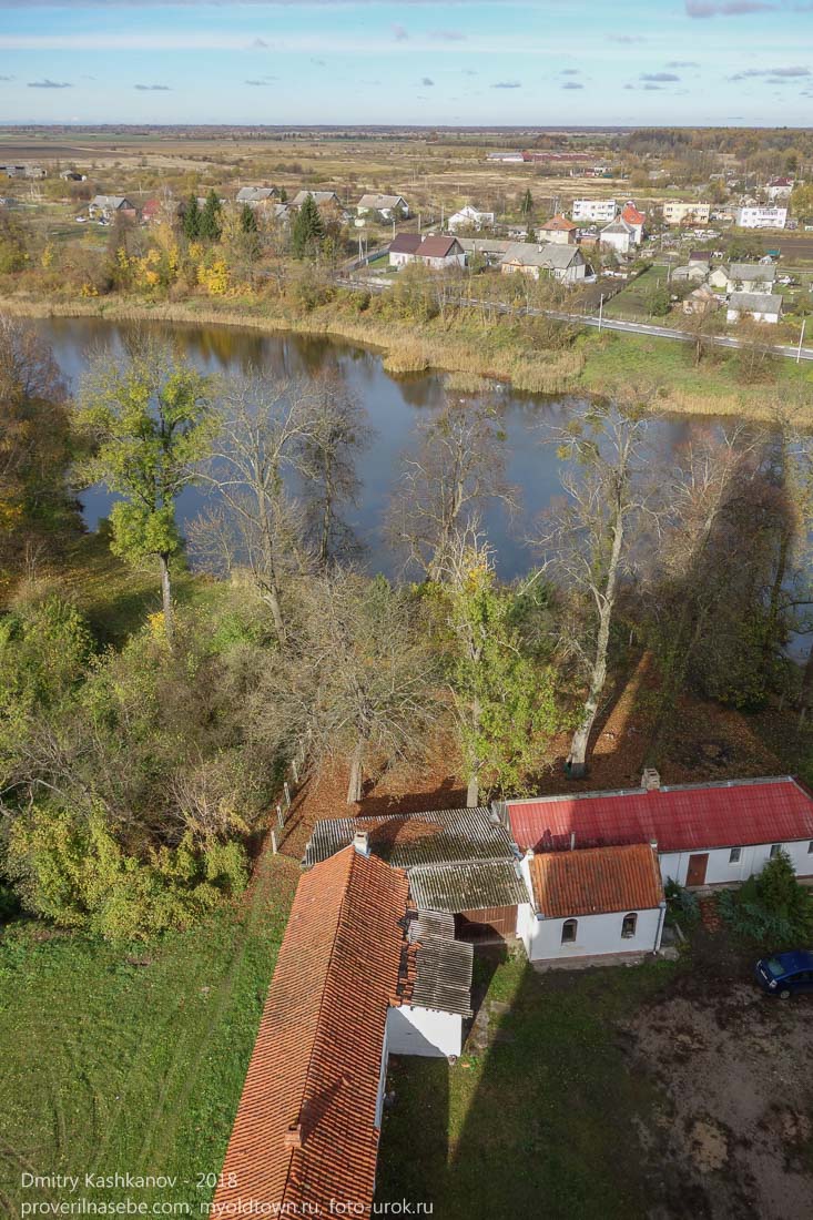 Правдинск. Фото Мельничного пруда с обзорной площадки церкви Святого Георгия