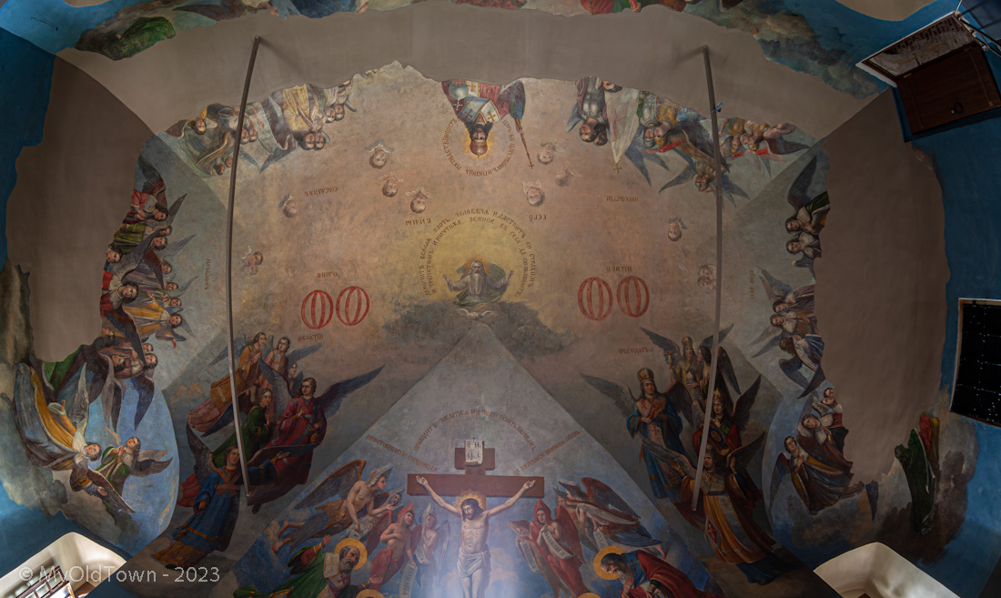 Церковь Воскресения Христова. Гороховец. Фрески на потолке восточного придела