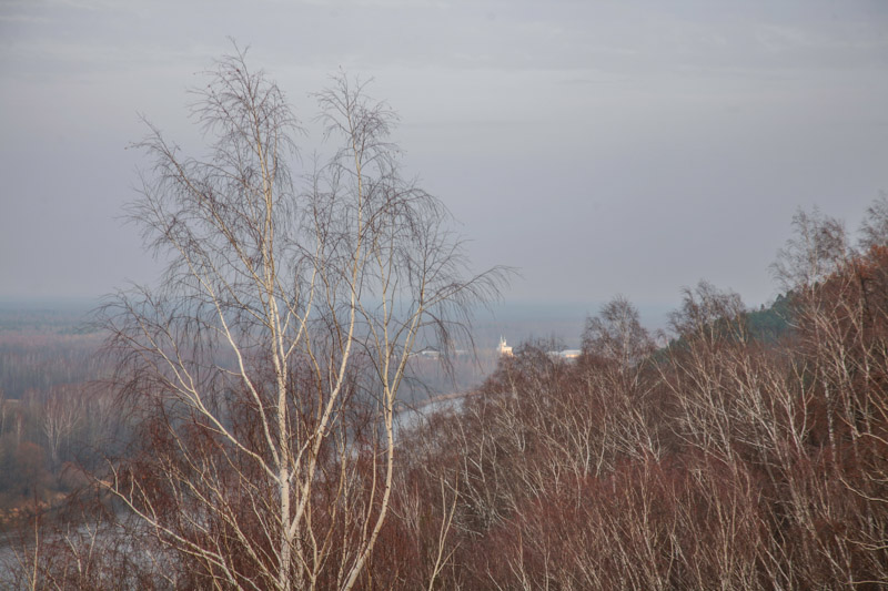 Гороховец Осень. Фото с Вершины Лысой горы. Женский монастырь