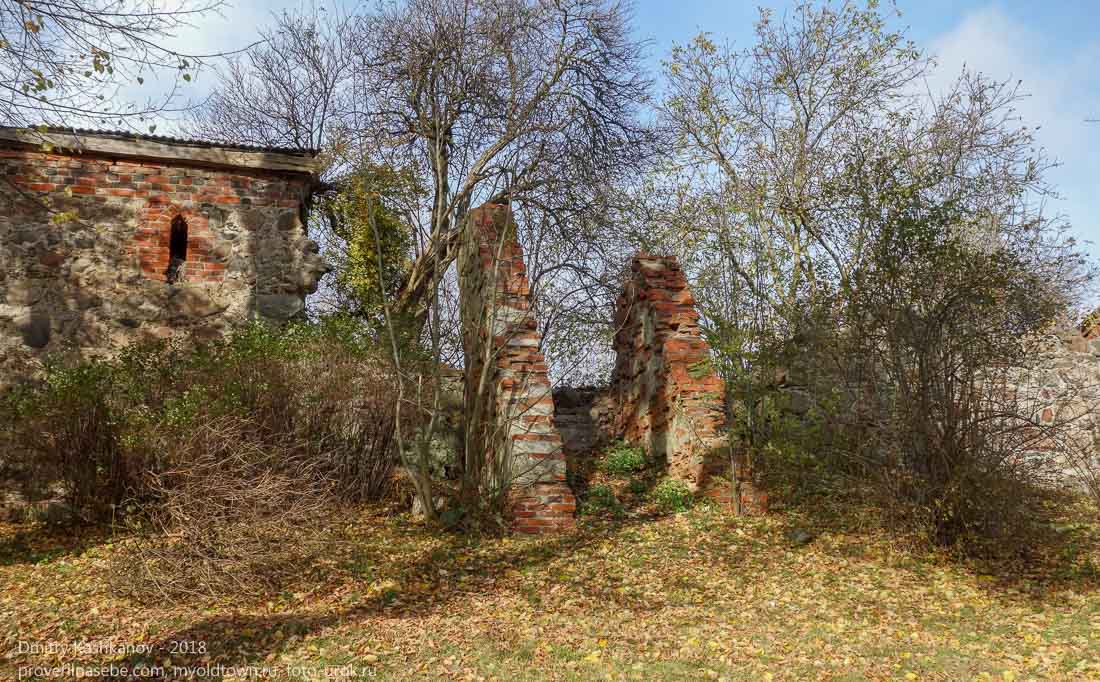 Правдинск. Калининградская область. Разрушенная средневековая крепость