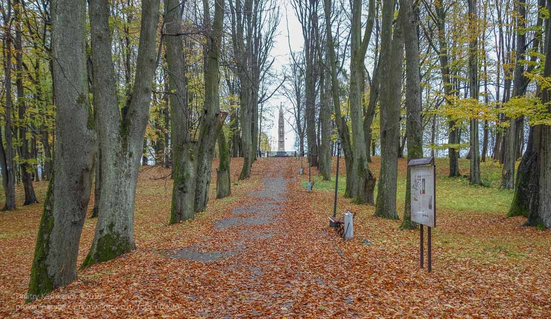 Багратионовск. Парк вокруг памятника в честь сражения при Прёйсиш-Эйлау. 1807 год