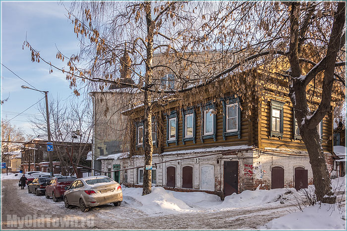 Старые дома на улице Грузинской. Фото Нижнего Новгорода