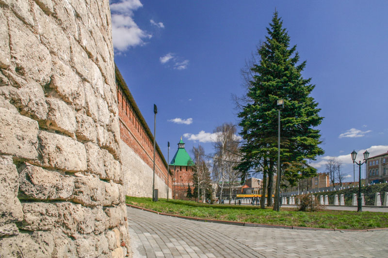 Нижегородский Кремль. У Коромысловой башни. Фото