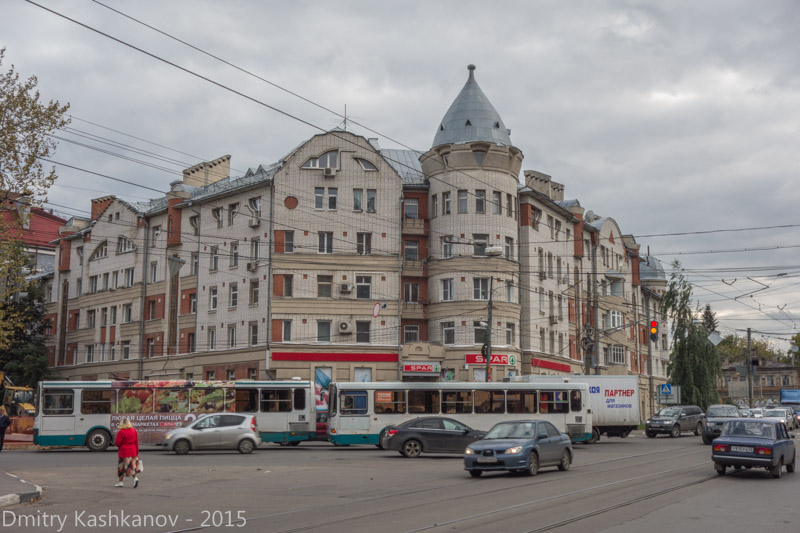 Площадь пяти углов. Фото улицы Ильинской. Нижний Новгород