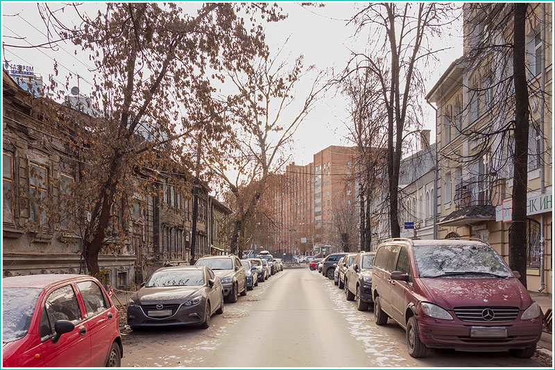 Перспектива улицы Студеной. Вил от Холодного переулка. Фото