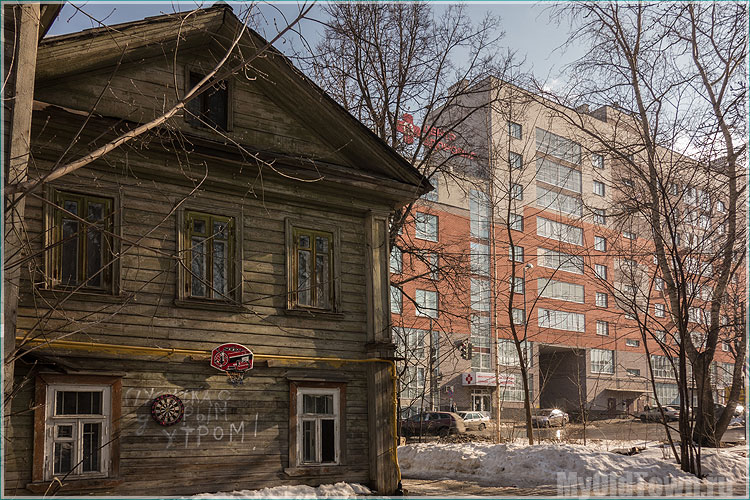 Малая Ямская улица. Нижний Новгород. Фото старых домов