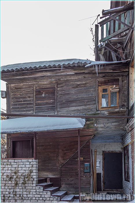 Плотничный переулок. Фото старых домов. Нижний Новгород