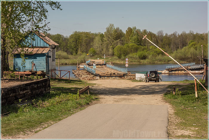 Весенние фото Гороховца. Дорога на понтонный мост
