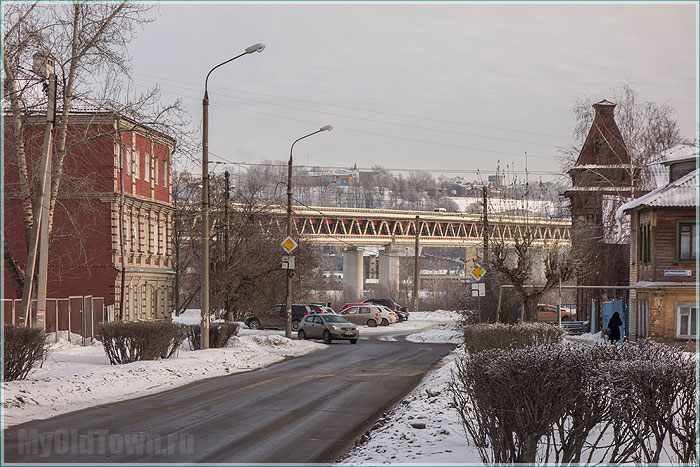 Фото Нижнего Новгорода. Ул. Вокзальная. Старые дома