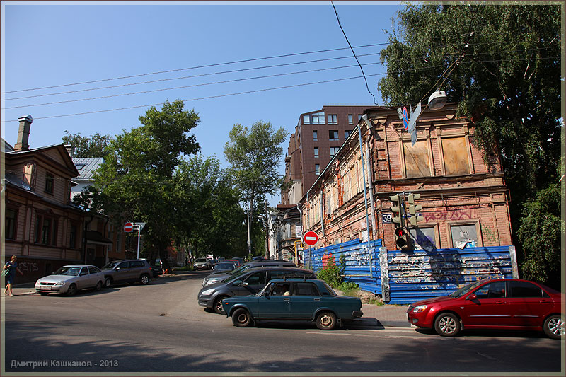 Улица Алексеевская. Нижний Новгород. Фото деревянных домов