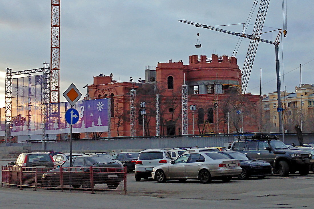 Собор Александра Невского в Волгограде. Январь 2018 года