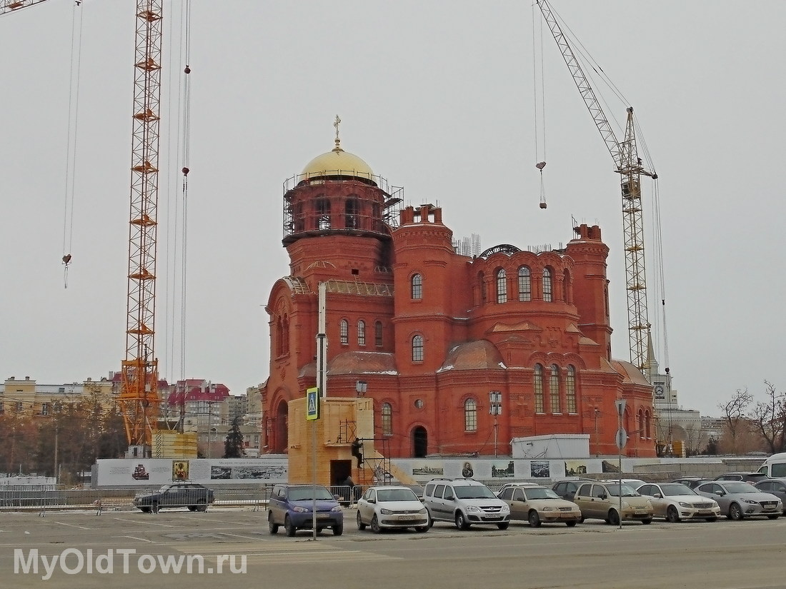 Собор Александра Невского в Волгограде. Декабрь 2018 года 