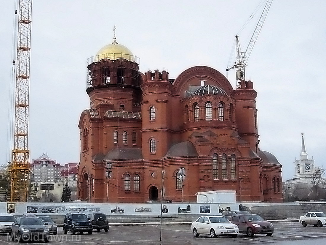Собор Александра Невского в Волгограде. Февраль 2019 года