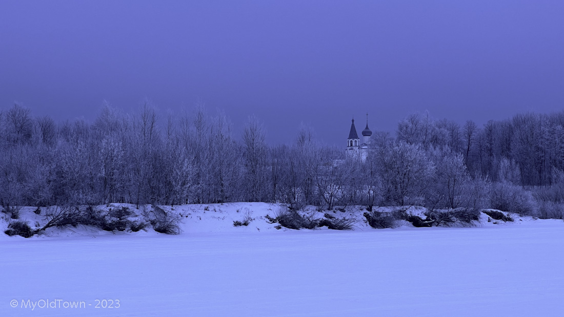 Гороховец. Зимнее фото. Знаменский монастырь