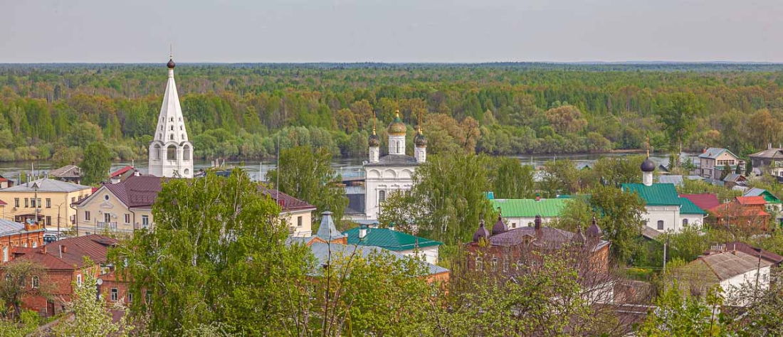 Свято-Сретенский монастырь. Гороховец. Вид с Пужаловой горы