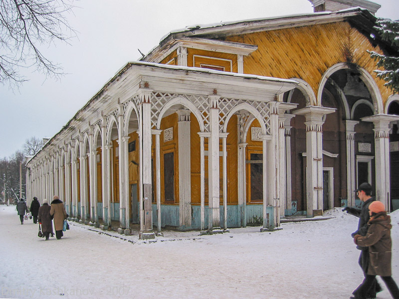 Деревянный кинотеатр Родина. Автозаводский парк. Фото 2007 года